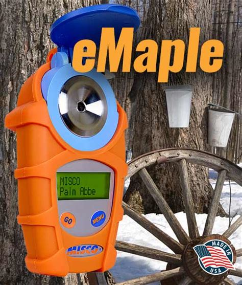 digital refractometer for brix measurement in food|brix refractometer for maple syrup.